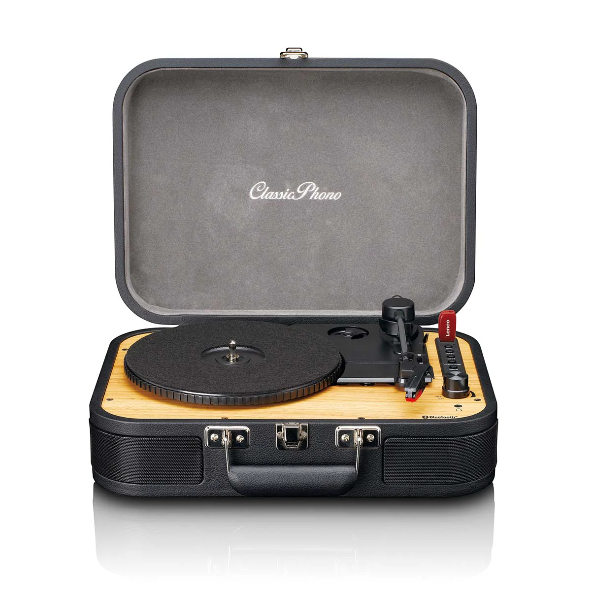 CLASSIC PHONO TT-116BK - Retro Bluetooth® platenspeler met ingebouwde speakers - Zwart - Image 3
