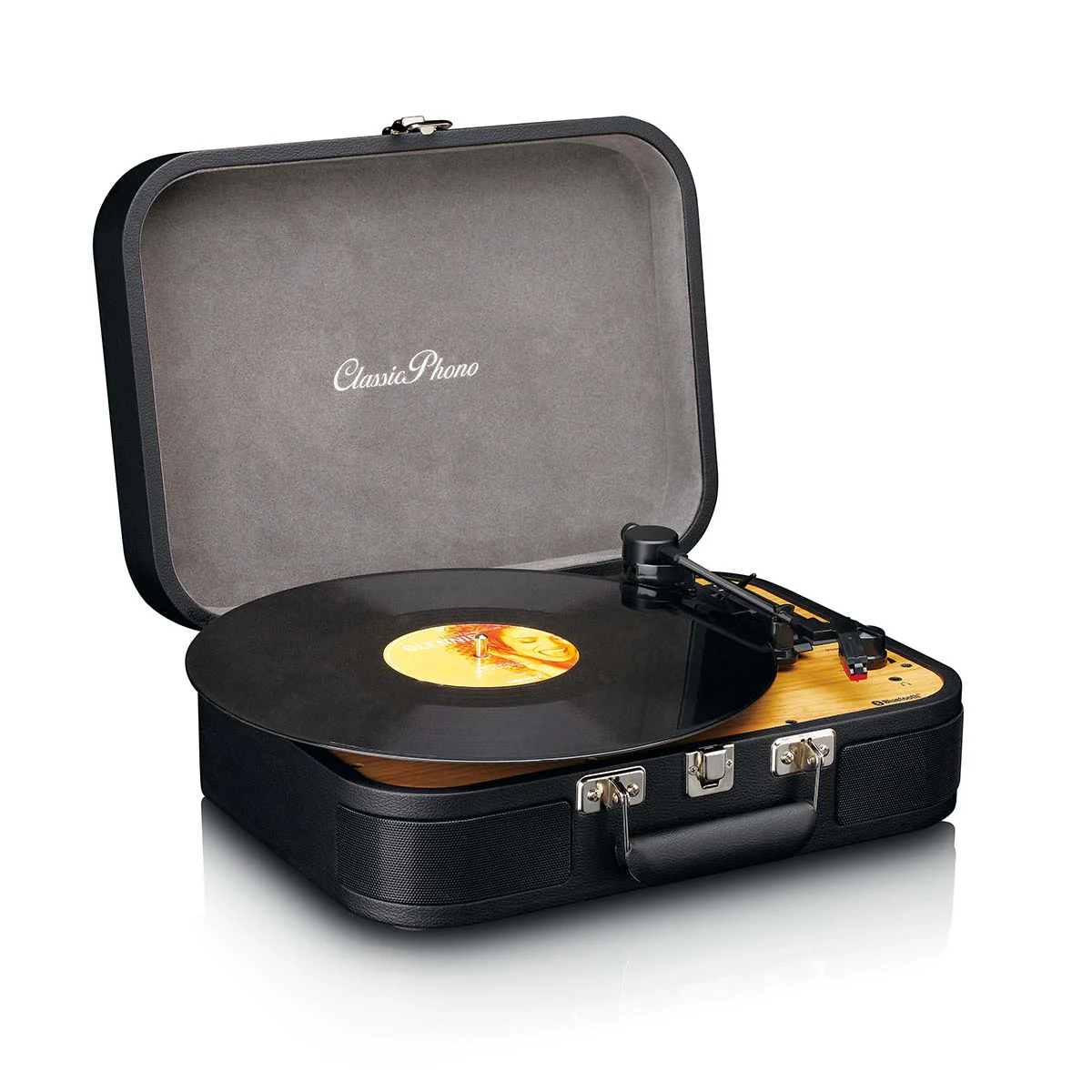 CLASSIC PHONO TT-116BK - Retro Bluetooth® platenspeler met ingebouwde speakers - Zwart - Image 6