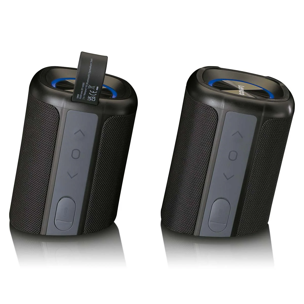 LENCO BTP-400BK - 2 in 1 stereo Bluetooth® speaker, zwart - Image 3