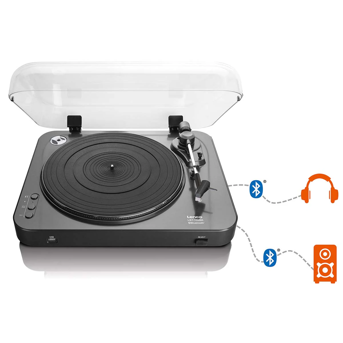LENCO LBT-120BK - Platenspeler met Bluetooth® - Zwart - Image 10