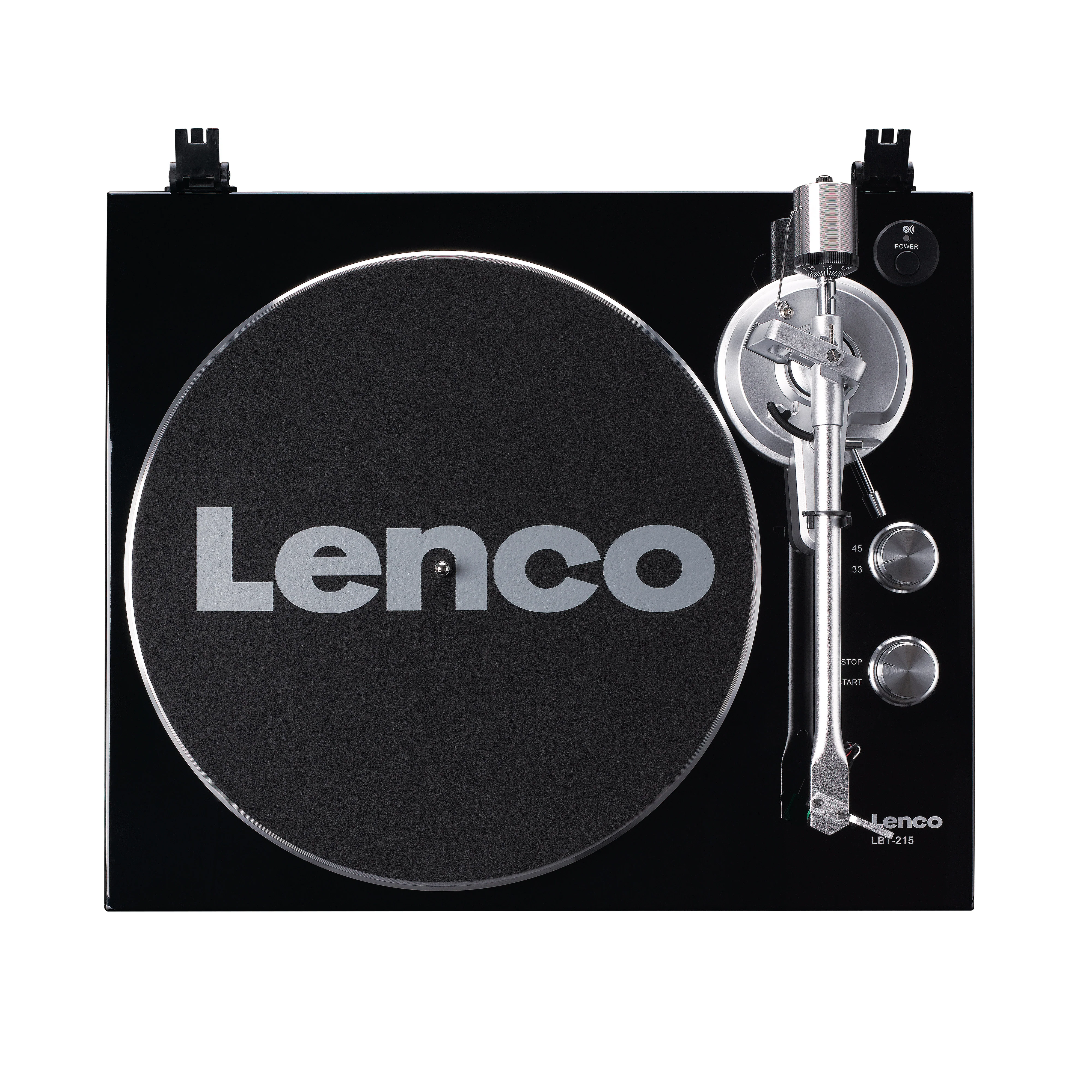 LENCO LBT-215BK - Platenspeler met Bluetooth® en een metalen draaiplateau, toonarm en contragewicht - Exclusieve Piano Black kleur - Image 7
