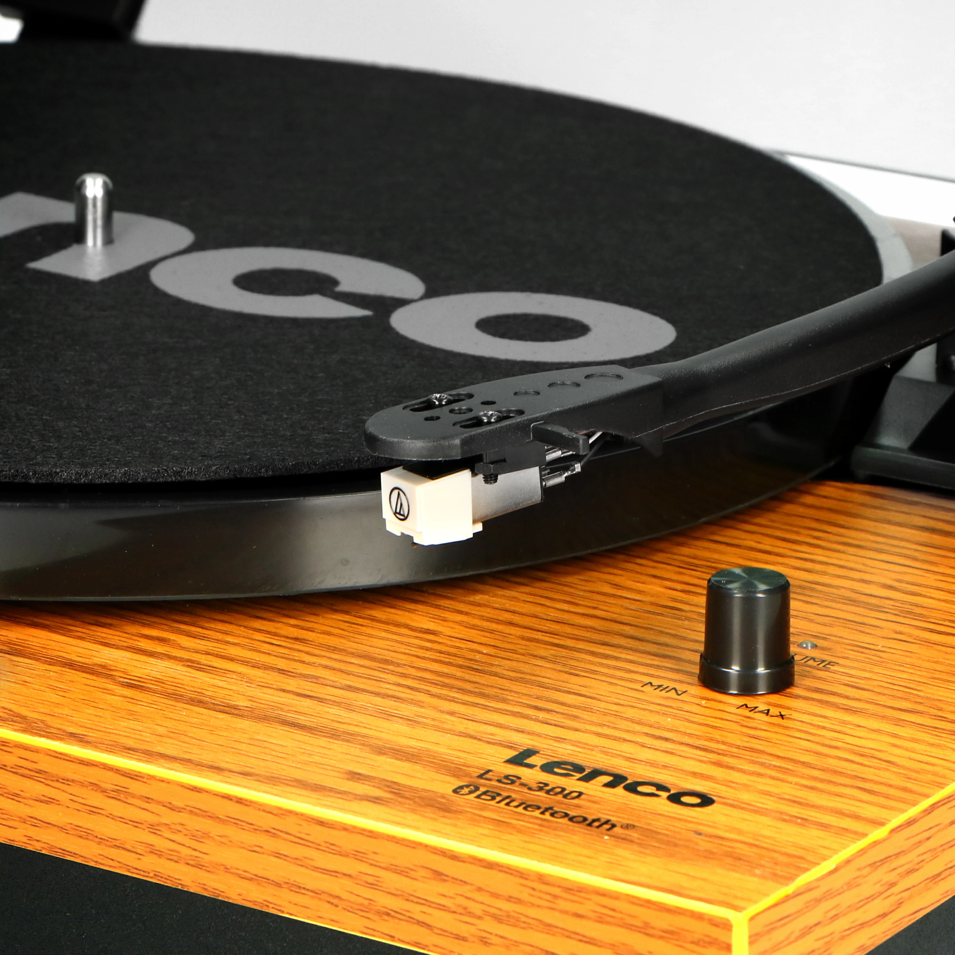 LENCO LS-300WD - Platenspeler met Bluetooth® en twee externe speakers, hout - Image 11